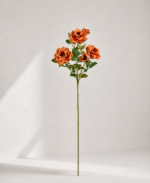 Chinese Rose (real touch) 22 × 22 × 82 cm - Oranje