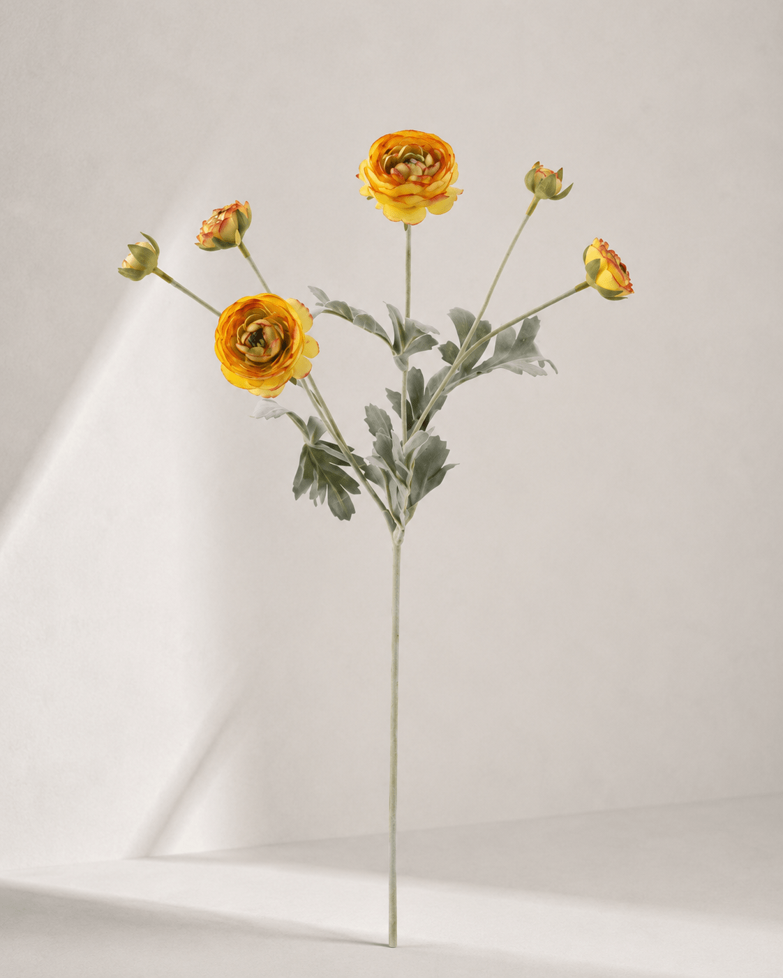 zijde-bloemen-f1-image15 Japanese peony 20 × 20 × 67 cm - Geel/rood - Afbeelding 1