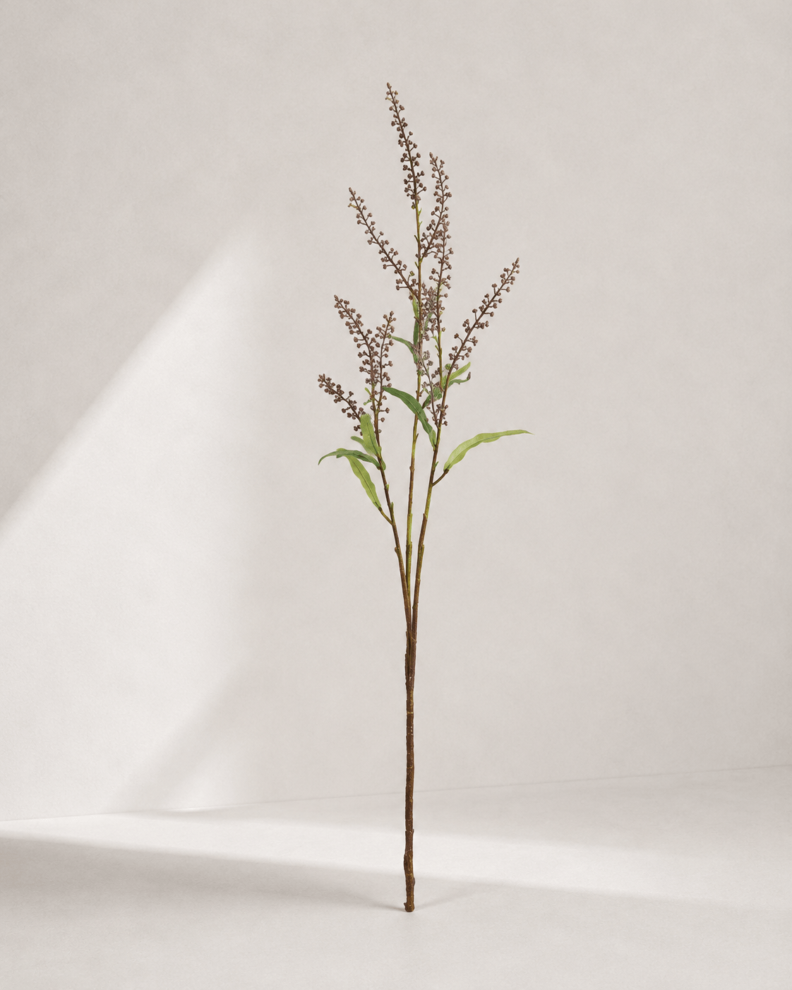 zijde-bloemen-f1-image69 Berry Spray 33 × 90 cm - Koffie - Afbeelding 1