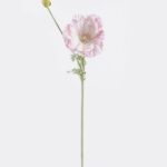 Poppy 18 × 18 × 75 cm - Wit/roze