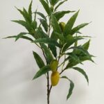 Zijde bloem 55L3F 105 × 35 cm - Geel