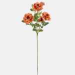 Chinese Rose (real touch) 22 × 22 × 82 cm - Oranje